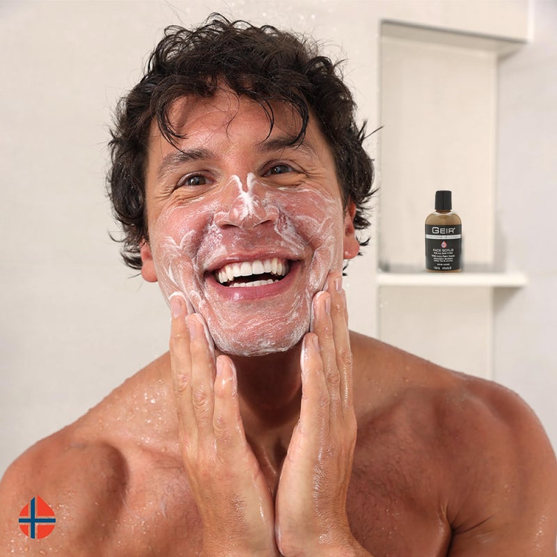 Geir Ness Face Scrub - Exfoliates Skin - Nourishing Facial Scrub for Clogged Pores - Image 5